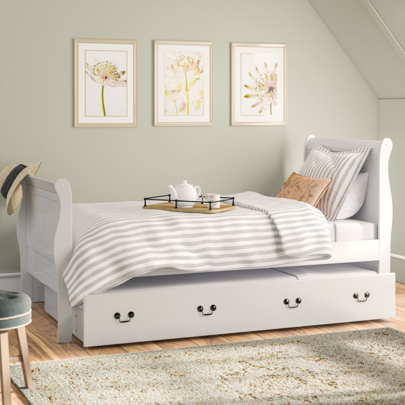 Alcott Hill® Lit-bateau avec lit gigogne Emst et Commentaires | Wayfair.ca